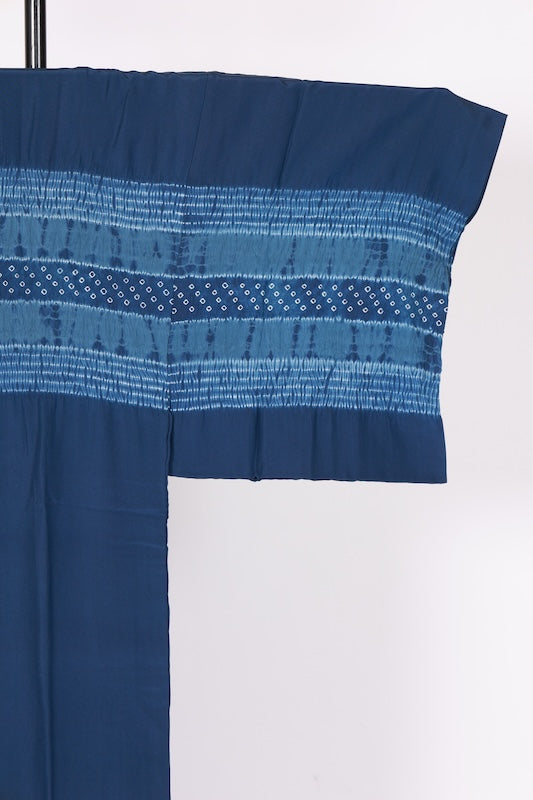 Japanese Men's kimono,haori、nagajyuban, 3piece set used  L-size  silk 100% /B1294