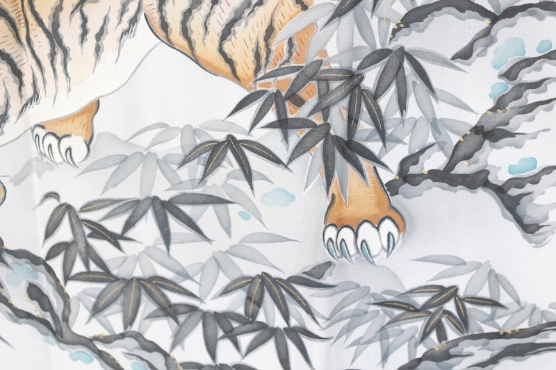 Japanese Men's kimono,haori ,nagajyuban,3piece set used  L-size  silk 100% /B1292