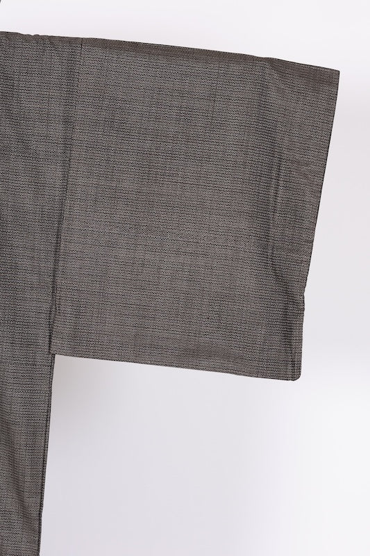 Japanese Men's kimono,haori ,nagajyuban,3piece set used  L-size  silk 100% /B1292