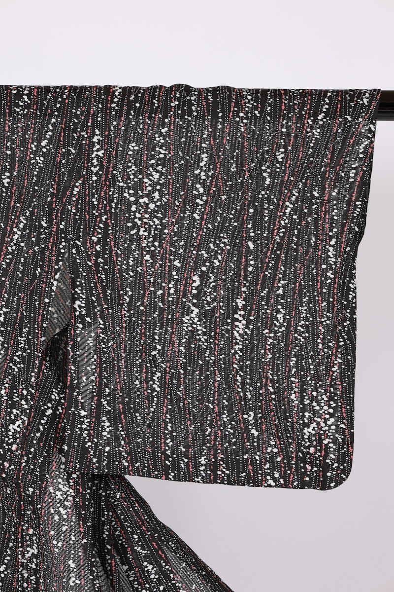 Japanese kimono used <Komon> Msize  polyester /B630