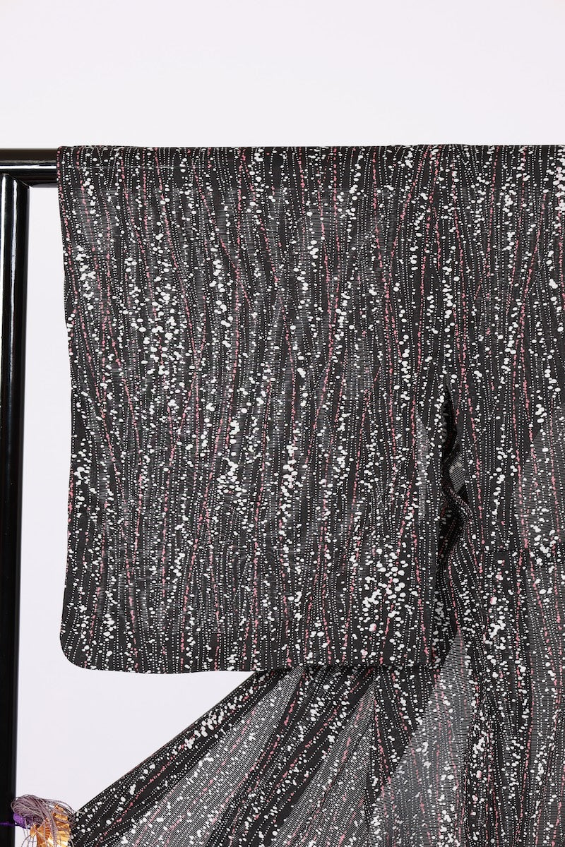 Japanese kimono used <Komon> Msize  polyester /B630