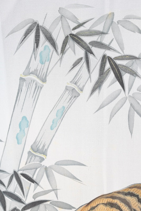 Japanese Men's kimono,haori ,nagajyuban,3piece set used  L-size  silk 100% /B1292