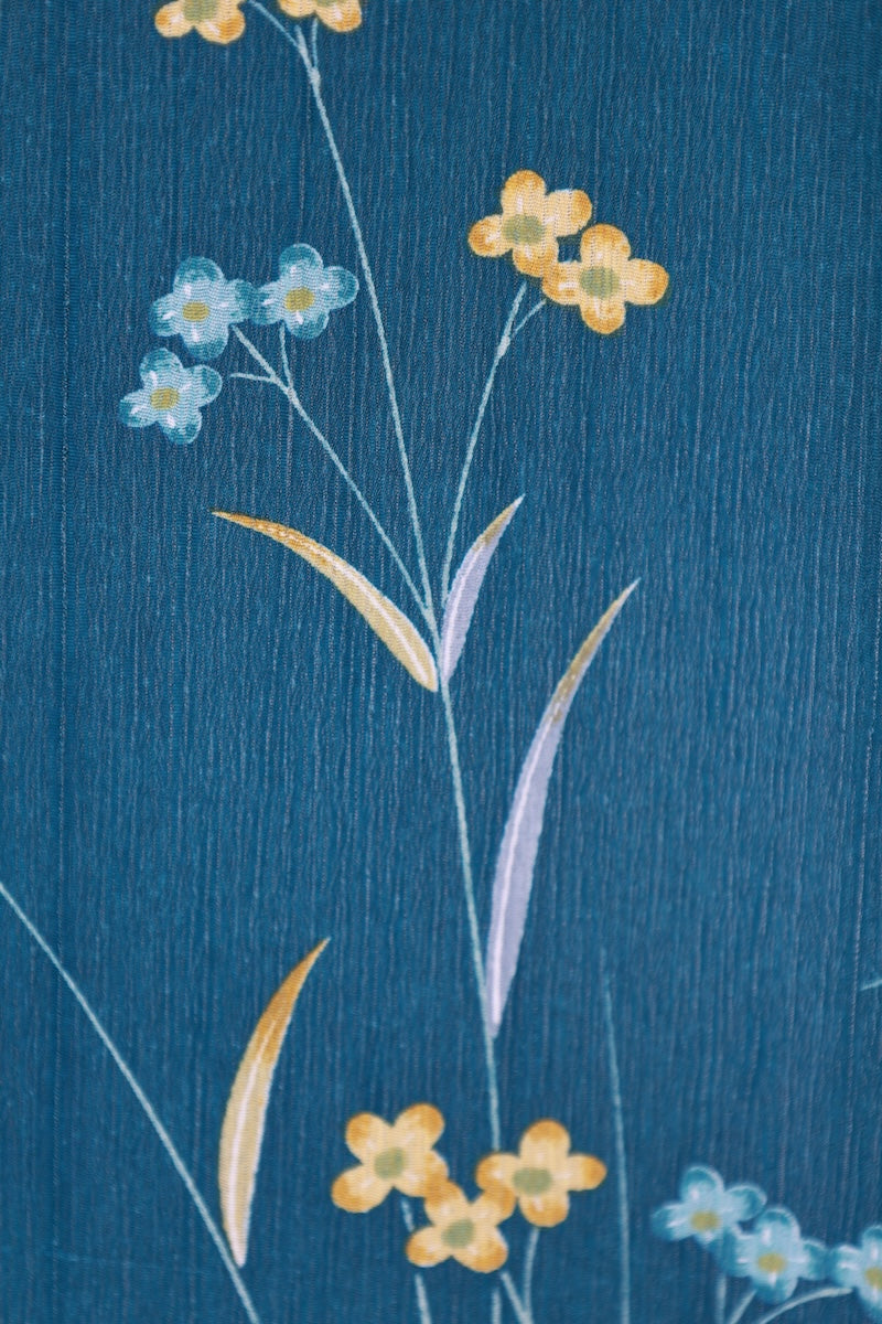 Japanese kimono used <Komon> Msize  polyester /B629