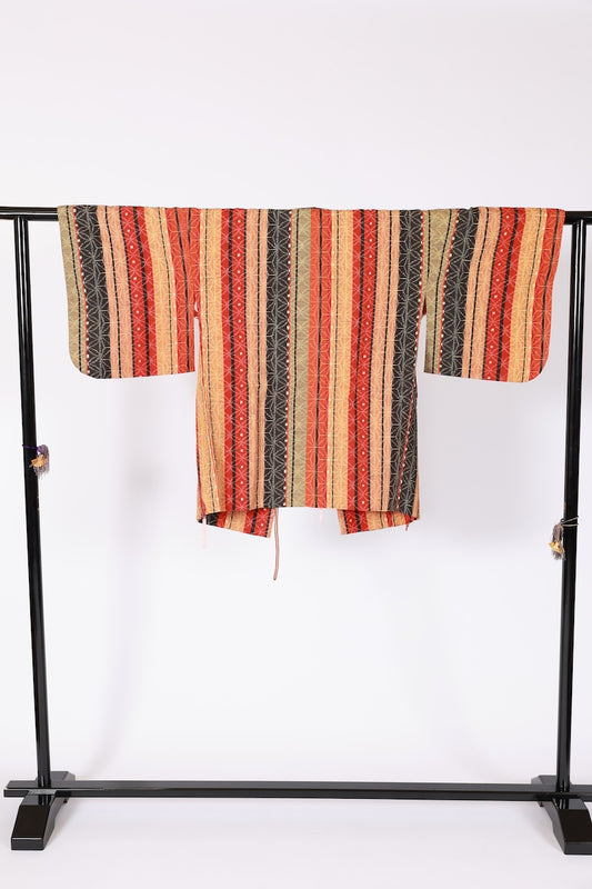 Japanese kimono  Coat (Dotyugi) M-size silk  / B628