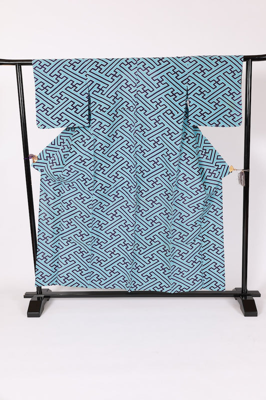 Japanese yukata used  Msize  cotton 100% /B627