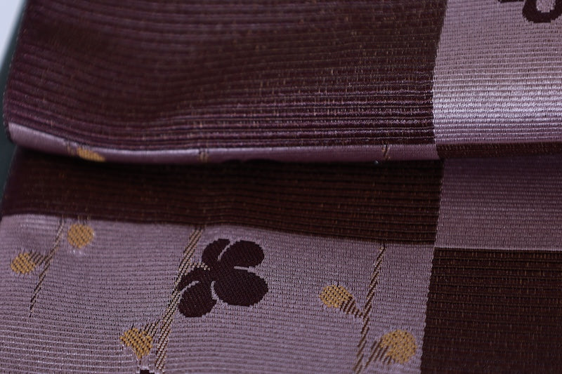 Japanese used sash belt (Nagoya-obi) polyester  /B1282