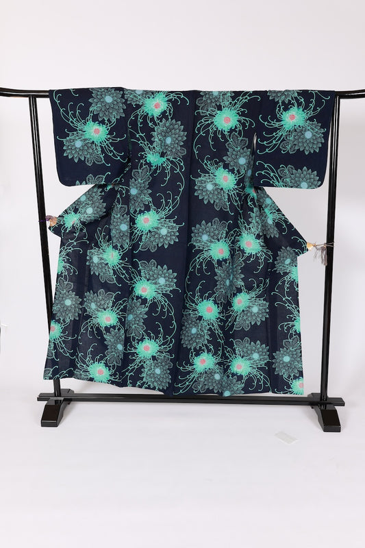 Japanese yukata used  Msize  cotton /B624