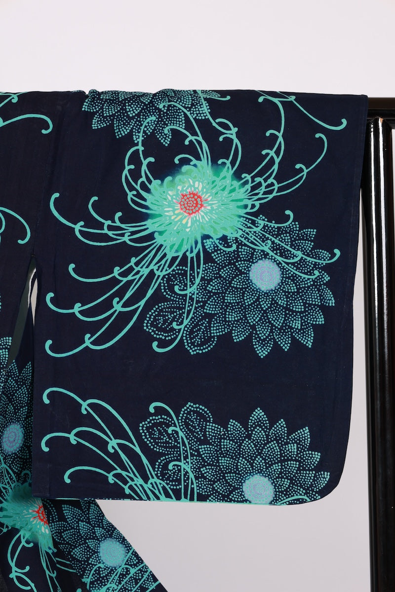 Japanese yukata used  Msize  cotton /B624