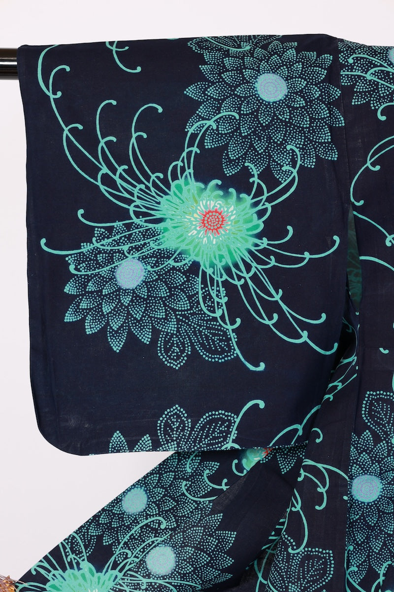 Japanese yukata used  Msize  cotton /B624