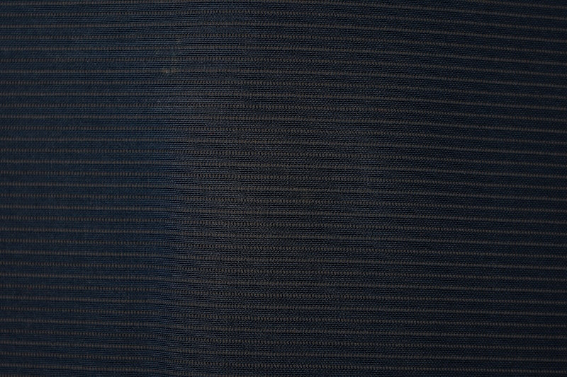 Summer Kimono used, ro (gauze weave), dark navy blue, single crest, diamond pattern, L182