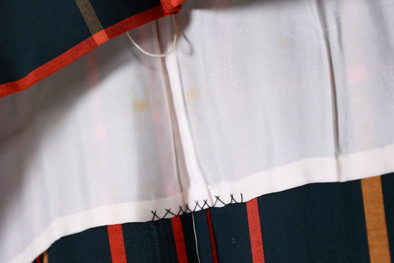 Japanese kimono used <komon> Msize  wool /B621
