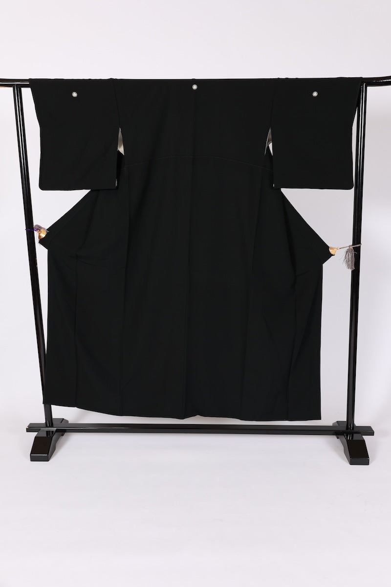 Japanese kimono used <Mohuku> Msize  silk 100% /B623