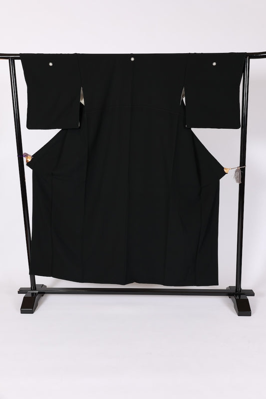Japanese kimono used <Mohuku> Msize  silk 100% /B623