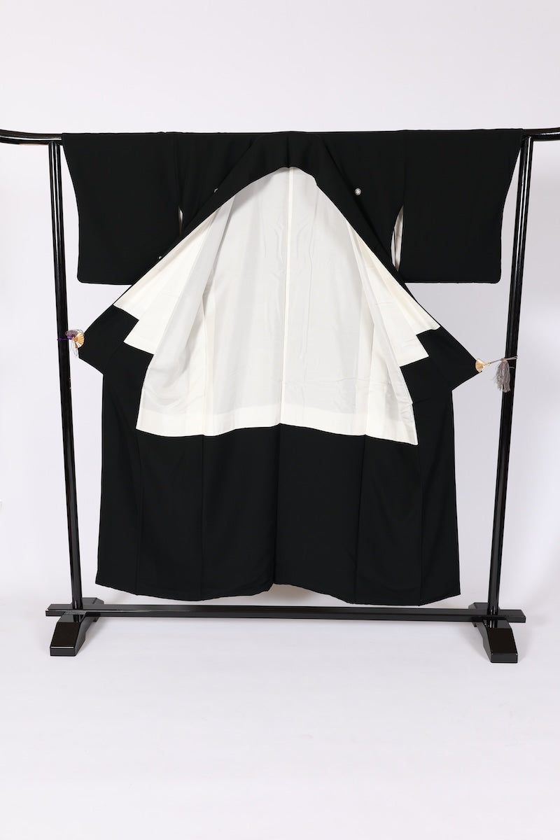 Japanese kimono used <Mohuku> Msize  silk 100% /B623