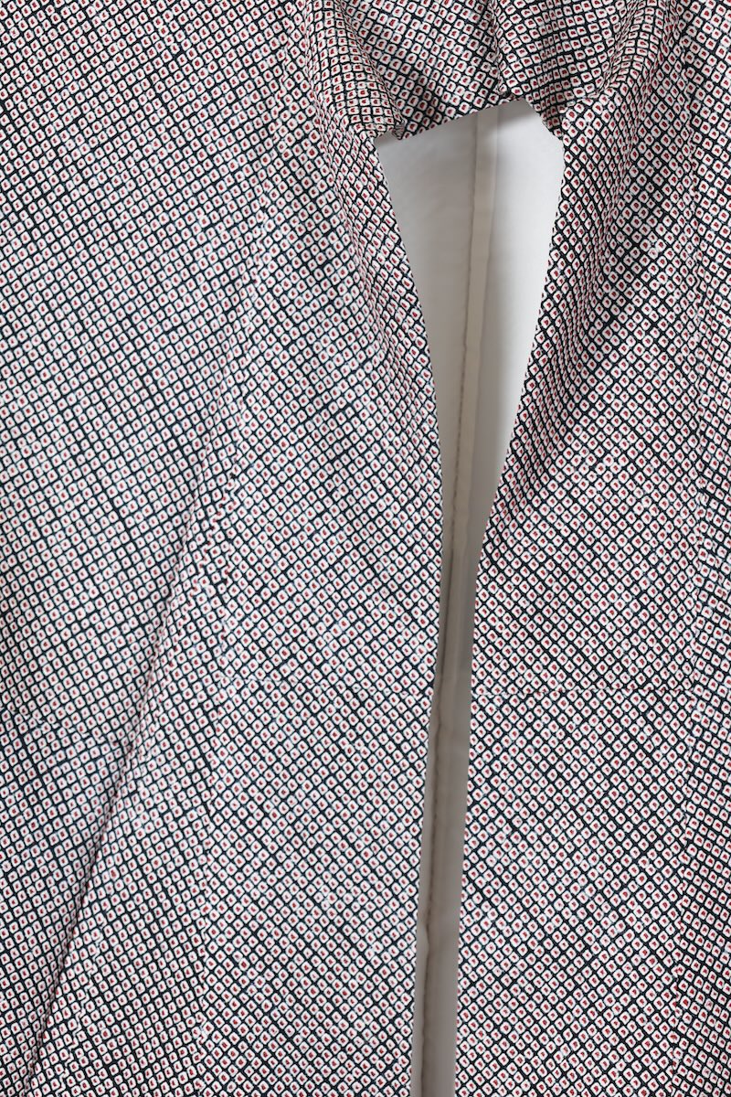 Japanese kimono New <Komon> L-size  silk 100% /B615