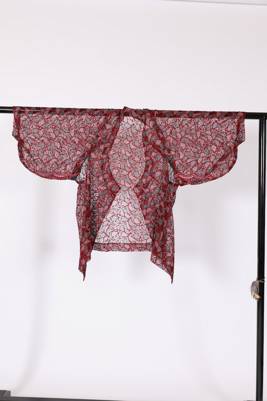 Japanese kimono  Coat  M-size nylon / B616