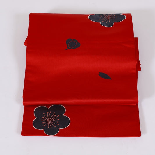 Japanese kimono used sash belt(Hukuroobi)100%silk A254