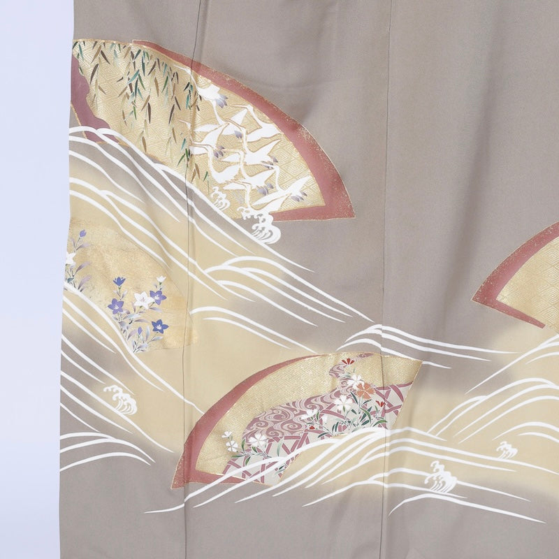 Japanese kimono  (Irotome) M-size 100% silk  / B11