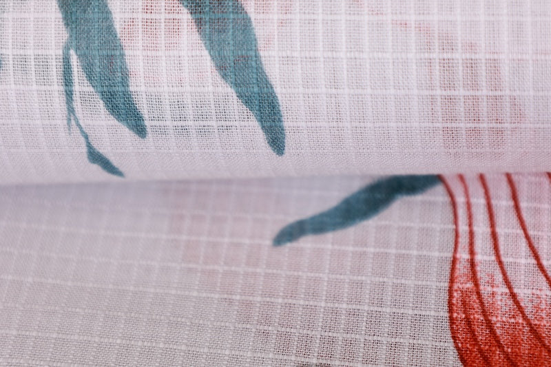 New Yukata Fabric Roll - Goldfish Pattern - Hand-dyed - Cotton Koubai - AS5