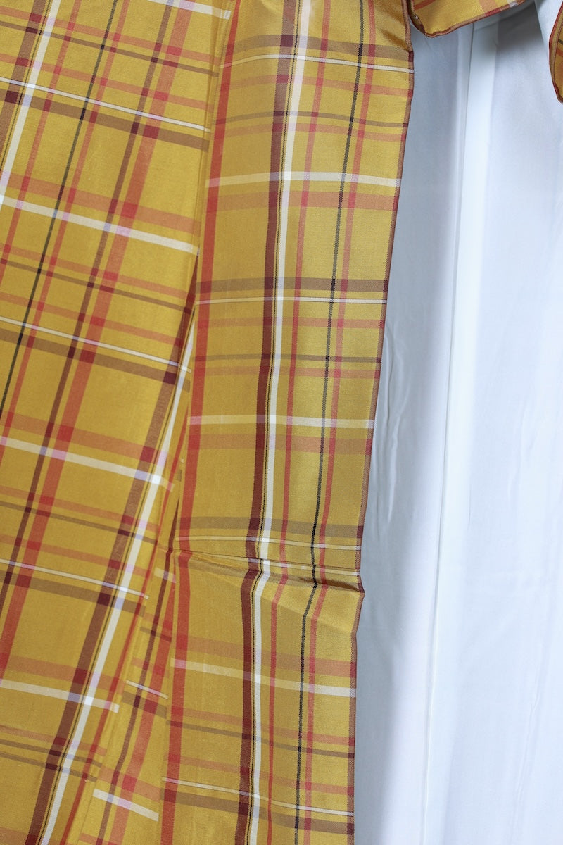 kimono Kihachizyou yellow white red pre-owned /AZ84