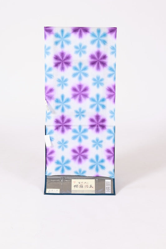 [New] Yukata fabric roll, Snowflake Shibori pattern, Fujii Shibori, AS1