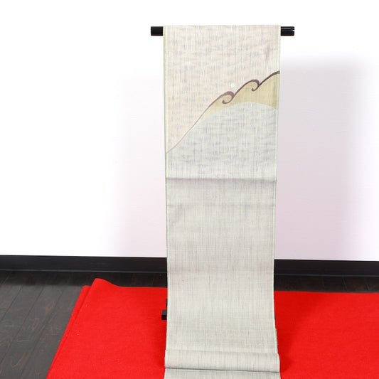 Japanese kimono used sash belt (hukuro-obi) 100% silk  /  T309
