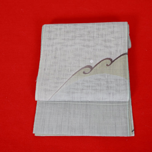 Japanese kimono used sash belt (hukuro-obi) 100% silk  /  T309