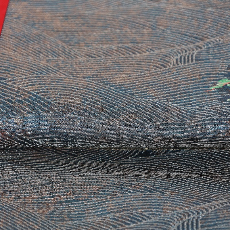 Japanese kimono used sash belt (hukuro-obi) 100% silk  /  T303