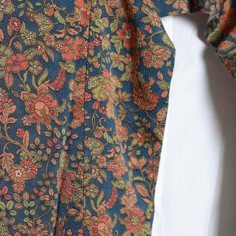 Japanese kimono used <komon> Msize  silk 100% /B693