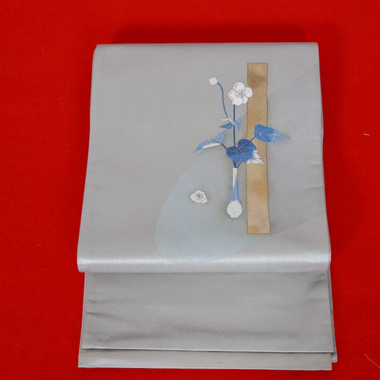 Japanese kimono used sash belt (hukuro-obi) 100% silk  /  T317