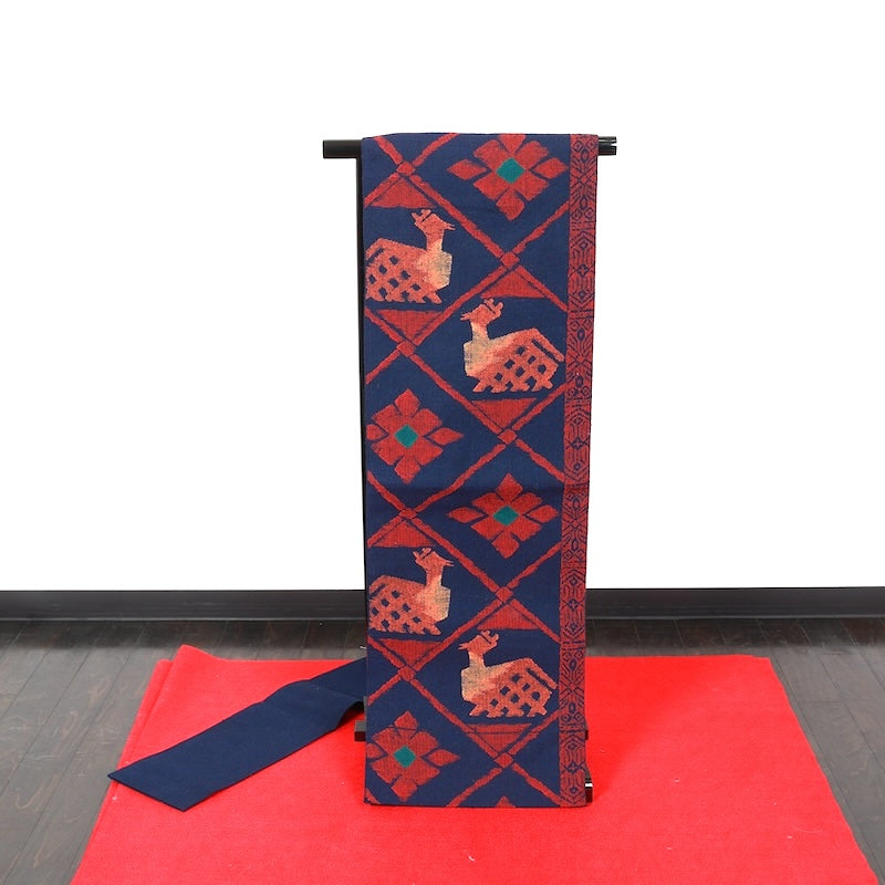 Japanese kimono used sash belt (Nagoya-obi) 100% silk  /  T322