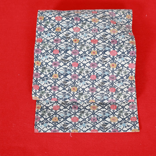 Japanese kimono used sash belt (Nagoyaobi) 100% silk  /  T323