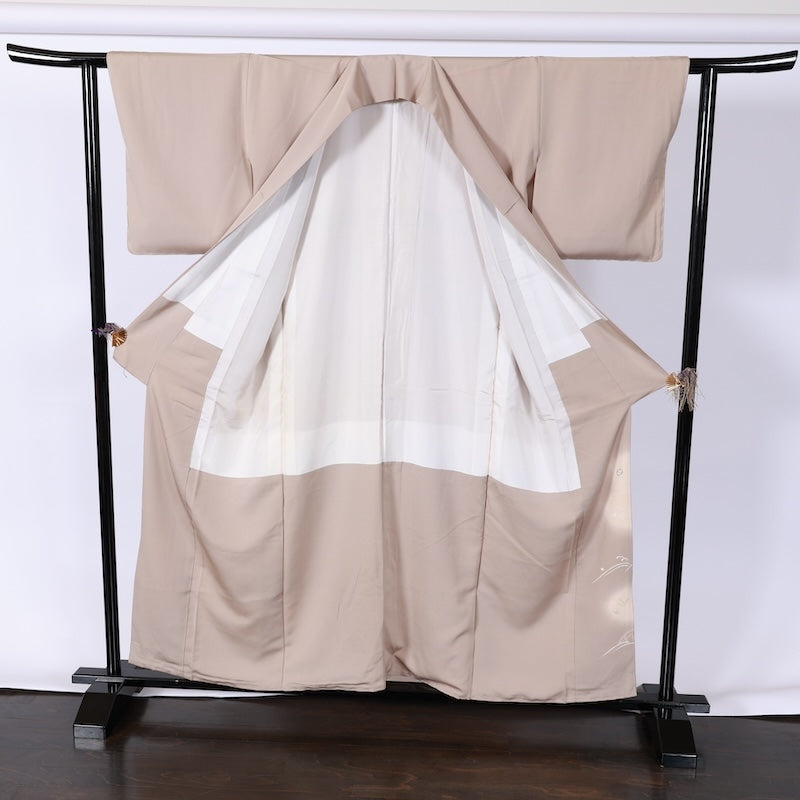 Japanese kimono Unused New <Irotomesode> M-size  silk 100% /B724