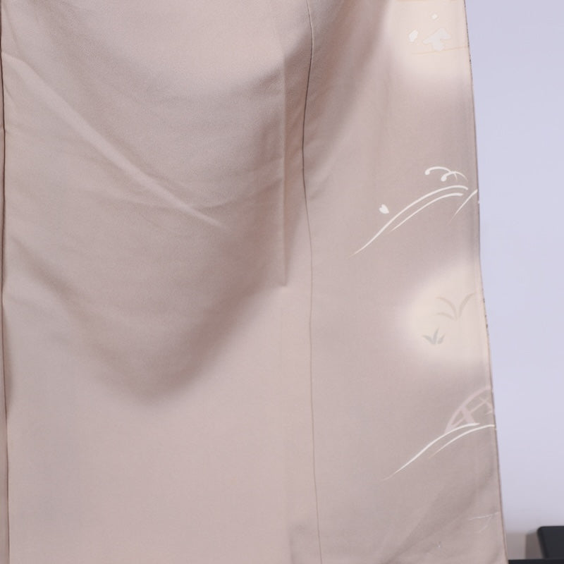 Japanese kimono Unused New <Irotomesode> M-size  silk 100% /B724