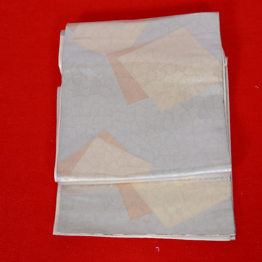 Japanese kimono used sash belt (hukuro-obi) 100% silk  /  T336