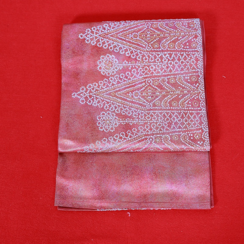 Japanese kimono used sash belt (obi) 100% silk  /  T335