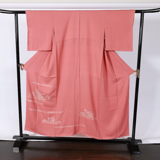 Japanese kimono Unused New <Tsukesage> M-size  silk 100% /B722