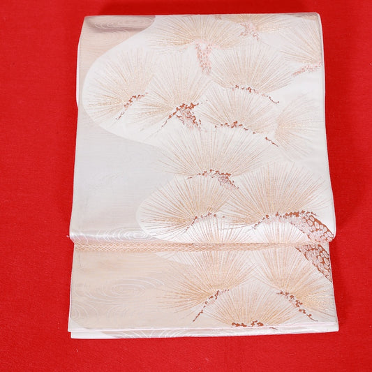 Japanese kimono used sash belt (hukuro-obi) 100% silk  /  T326