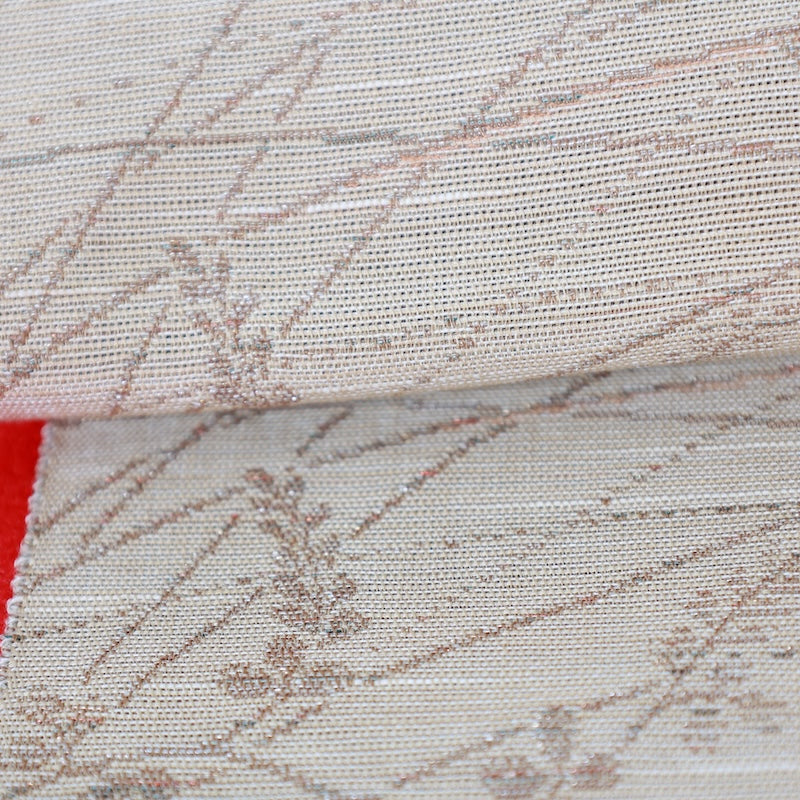 Japanese kimono used sash belt (nagoya-obi) polyester  /  T333