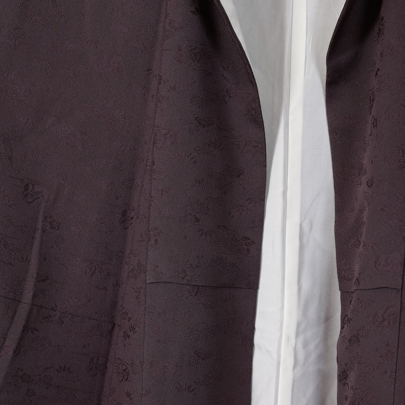 Japanese kimono used <iromuzi> M-size  silk 100% /B718