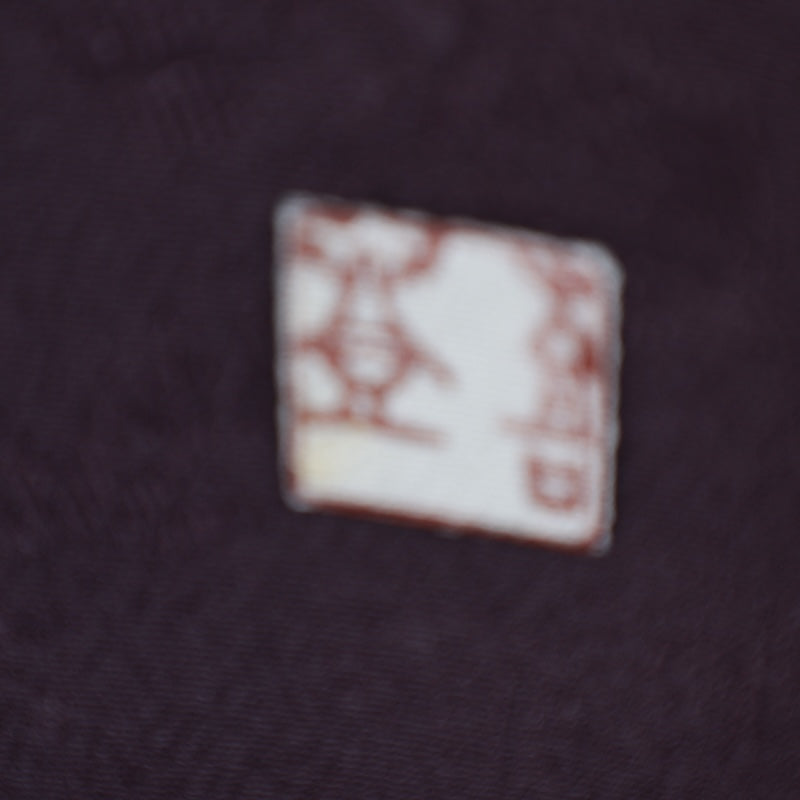 Japanese kimono used <iromuzi> M-size  silk 100% /B718