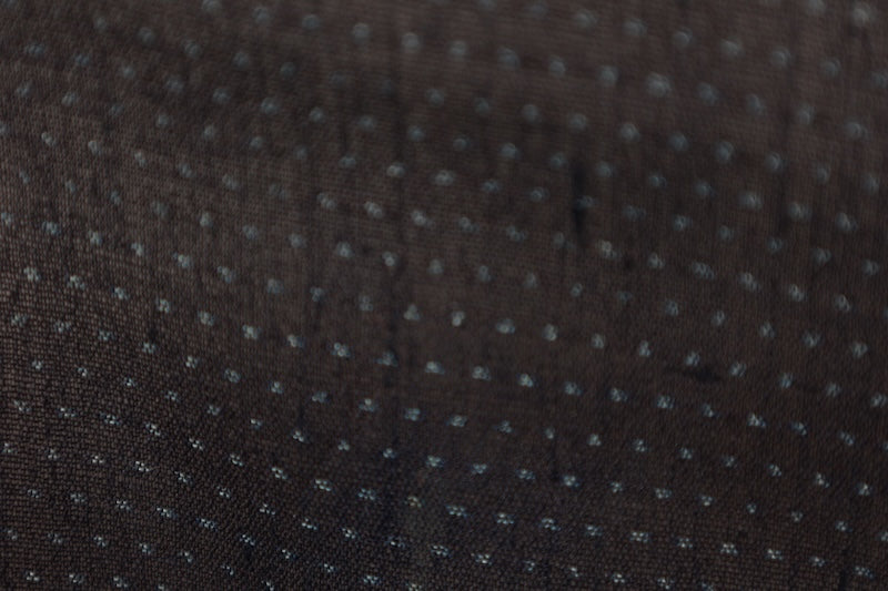 Men's summer  used silk pongee, indigo,  handwoven, B1557