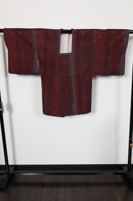 Two-piece kimono coat brown pre-owned /AZ118