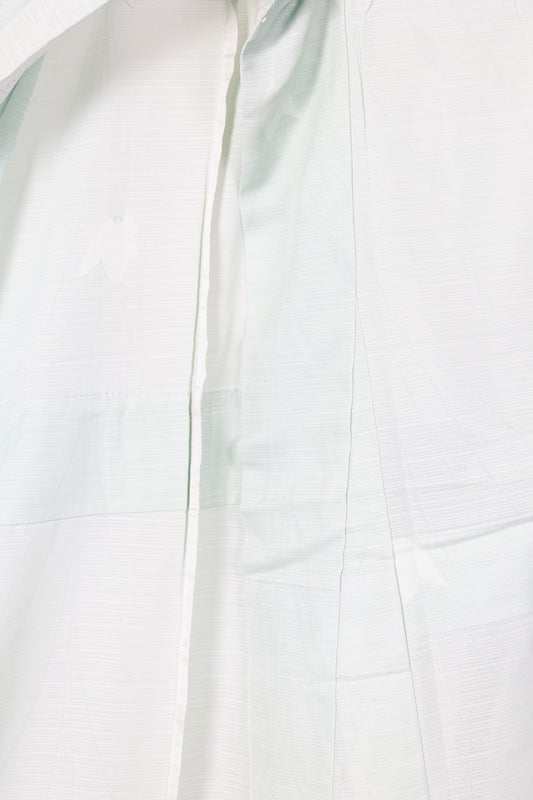 Summer Komon used ( kimono fabric), Peppermint, Monsha (sha-like fabric), Floral pattern, B1548