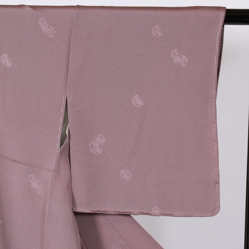 Japanese kimono Unused New <Iromuzi> M-size  silk 100% /B713