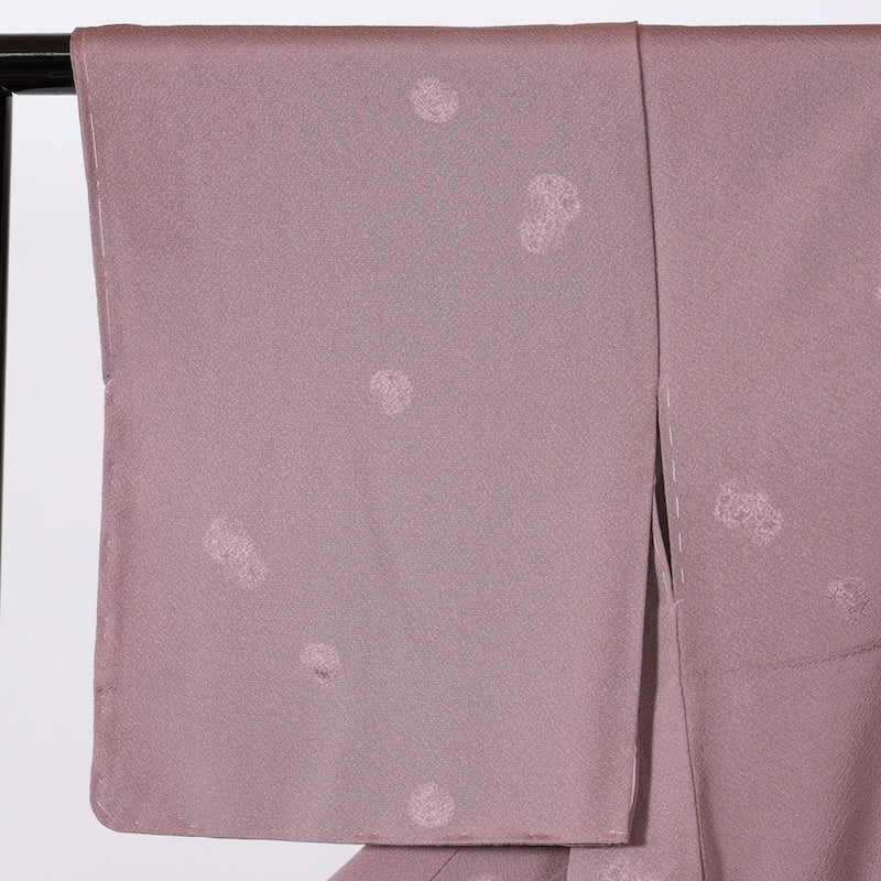 Japanese kimono Unused New <Iromuzi> M-size  silk 100% /B713