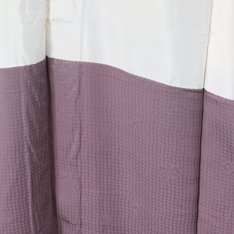 Japanese kimono Unused New <Iromuzi> M-size  silk 100% /B713