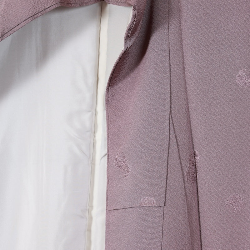 Japanese kimono Unused New <Iromuzi> M-size  silk 100% /B713