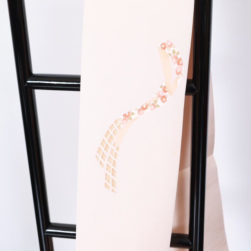 Japanese kimono used sash belt (nagoya-obi) 100% silk  /  T364