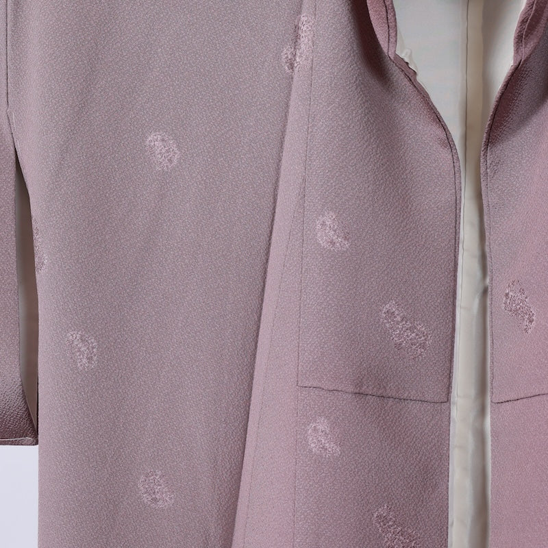 Japanese kimono Unused New <Iromuzi> M-size  silk 100% /B713
